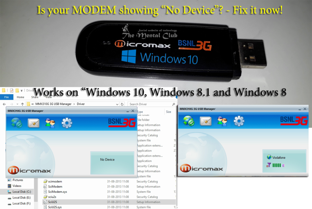 Modem Driver Win 8