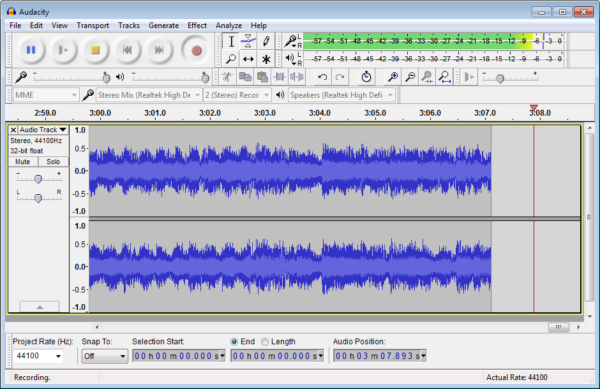 Audacity Audio Editing Software