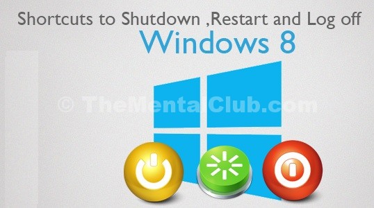 shortcut of shutdown in windows