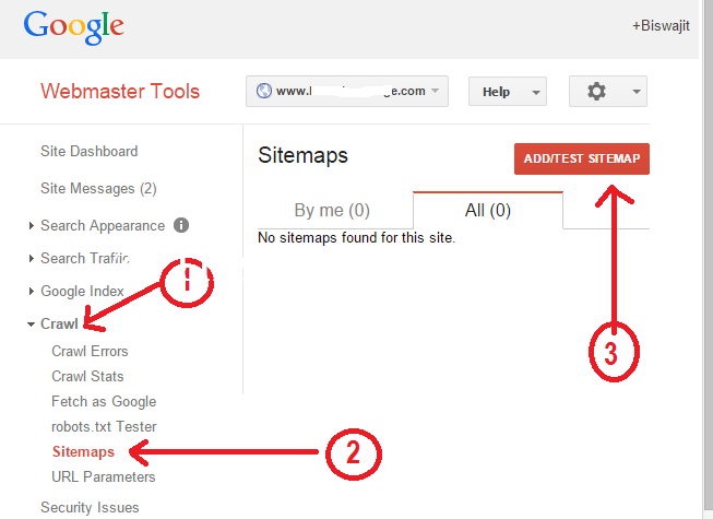 how to add sitemap to google