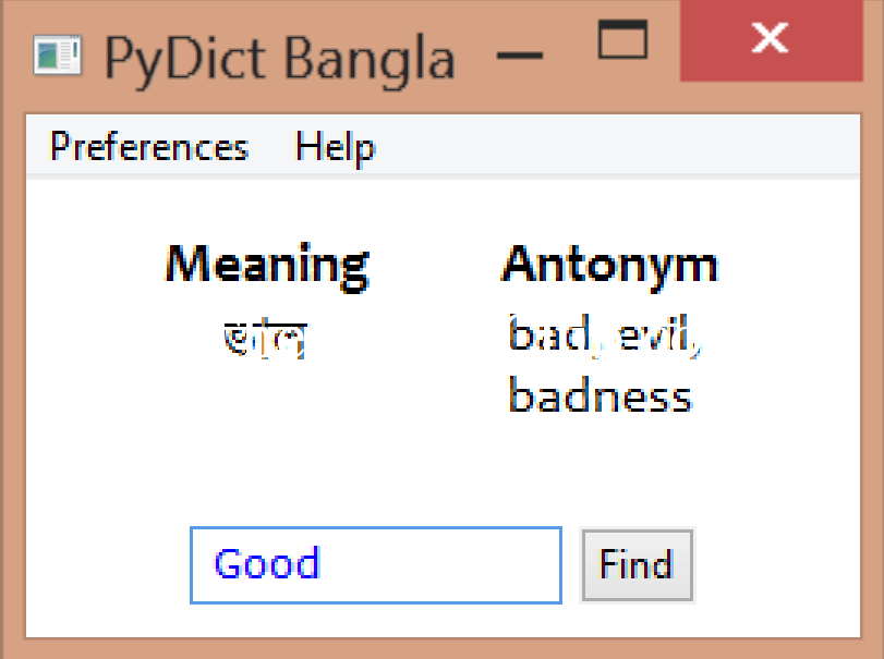 download english to bengali dictionary for PC