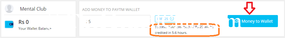 add free money to wallet paytm