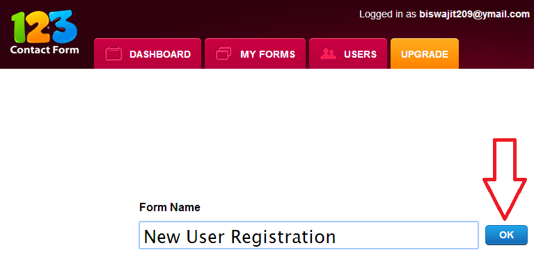 new user register system for blogger.com