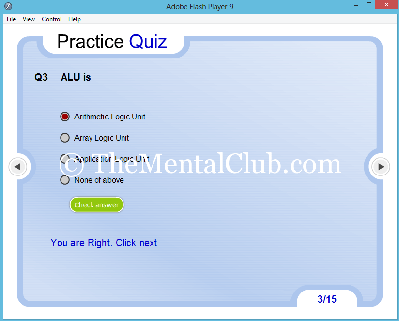 computer fundamental question answer practice quiz