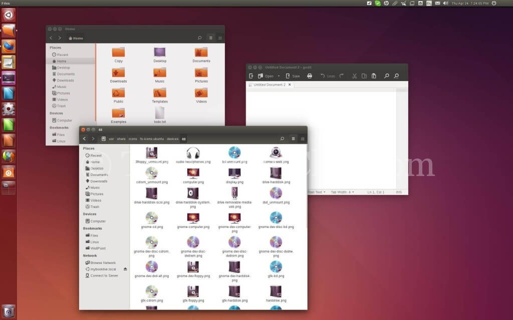 ubuntu theme for windows