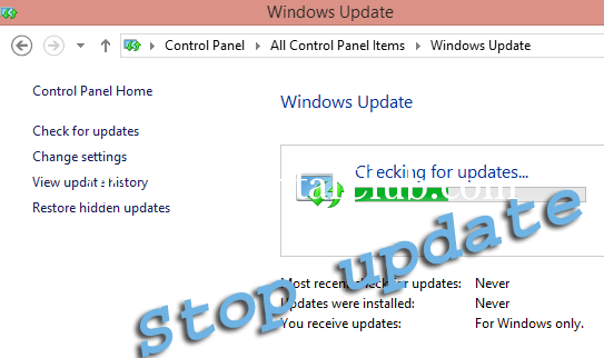 disable auto update in windows 10