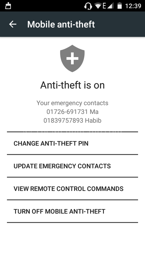 Anti theft 1
