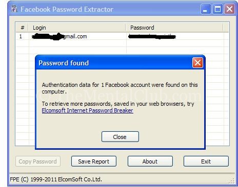 show saved password of any browser