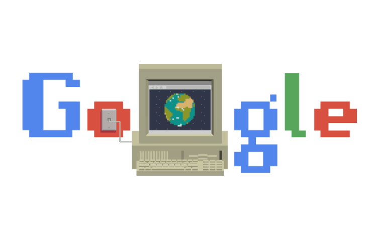 Google Doodles 30th Anniversary of the World Wide Web
