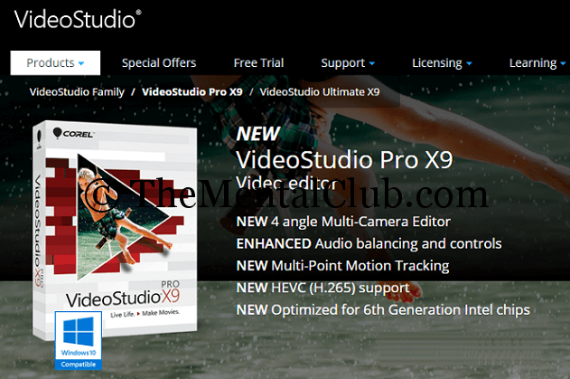 Corel Video Studio Pro X9