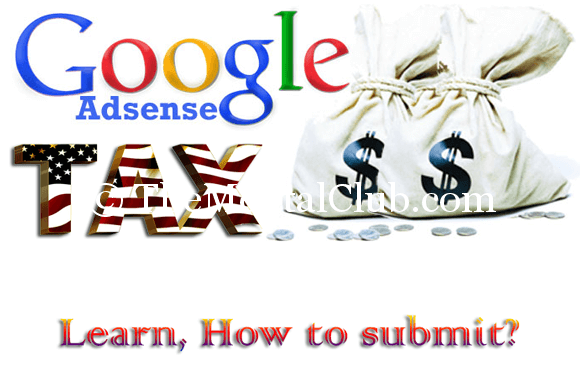 How to submit TAX of Google Adsense