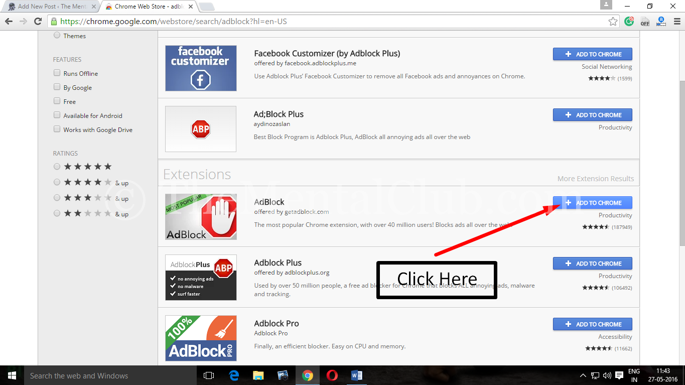 How to Install adblock in chrome