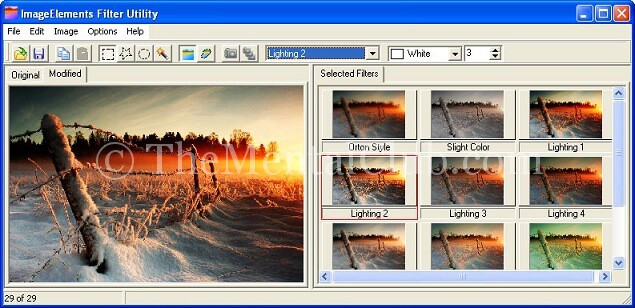 ImageElements Filter Utility