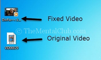 repair correpted video file