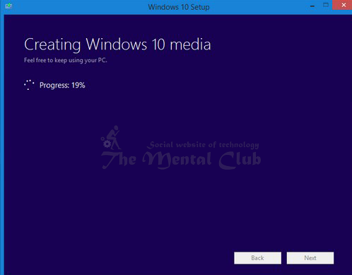 Creating media files for Windows 10