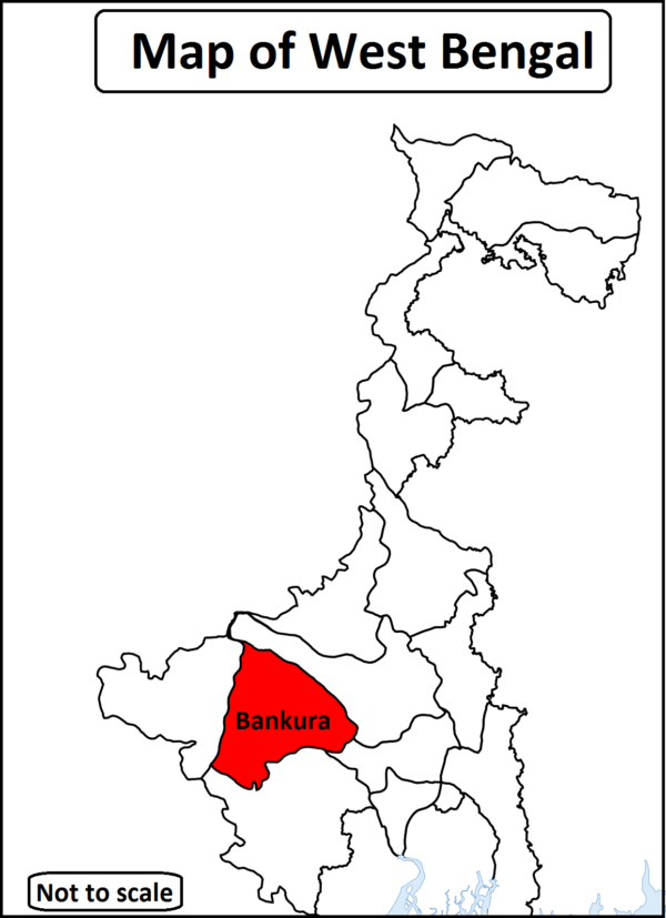 Location map of Bankura
