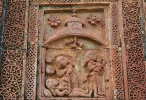 Terracotta in Madanmohan Temple
