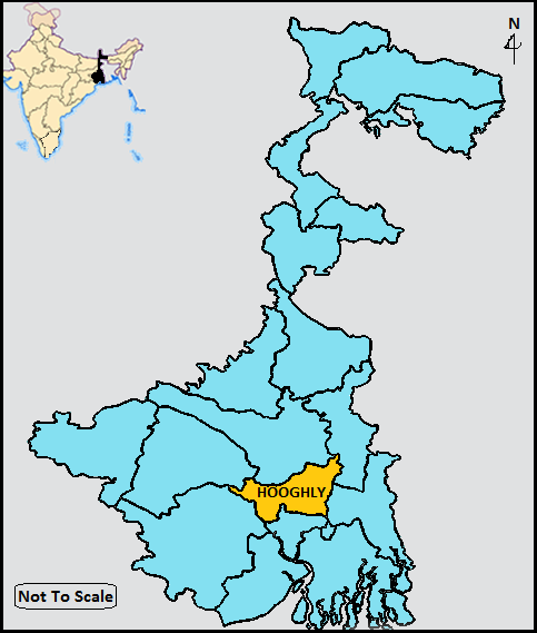 Location Map of Hooghly District