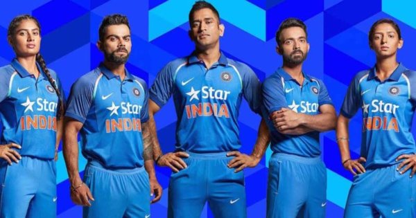 Indian-cricket-team-gets-new-jersey-In the year of 2017