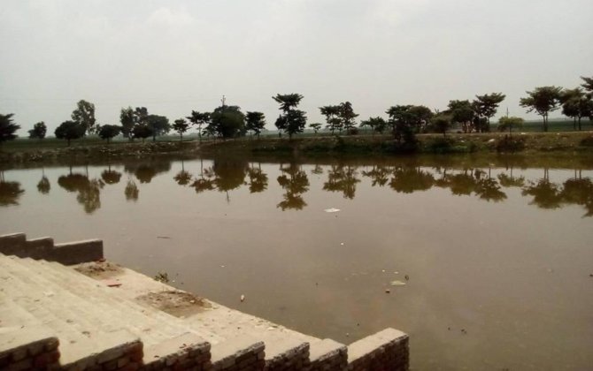 pond Inside the gorakhnath temple area