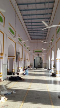 Inside the Holy jama mosque of Gaya
