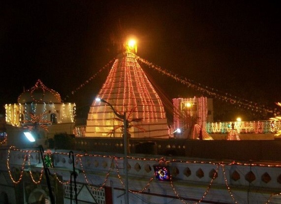 Basukinath-Temple-at-Night In Deoghar