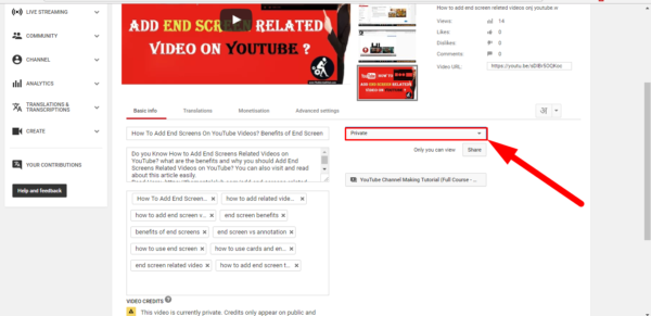 How to upload videos correctly on youtube 6