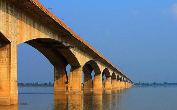 Mahatma Gandhi Setu or Bridge in Patna, Bihar