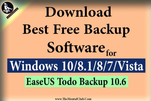 Download Best Free Backup Software for Windows