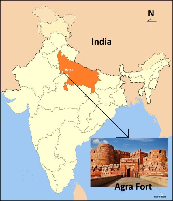 Location-Map-of-Agra-Fort