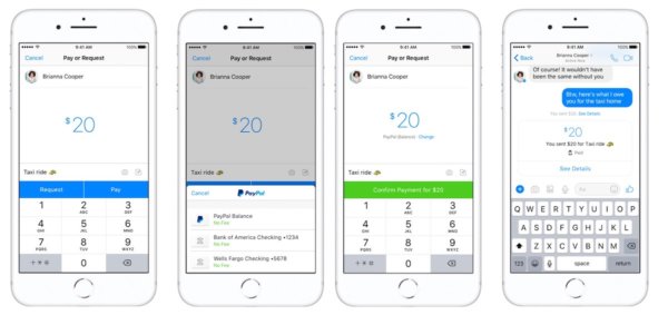 Make Payments Through Facebook Messenger Using PayPal