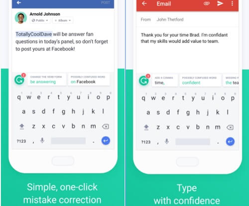 Grammarly Keyboard for Android and iOS  Latest Update