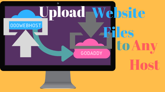 How to upload website files to any host