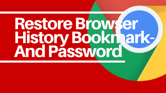 Restore Browser History and data