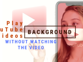 Play YouTube Videos Background
