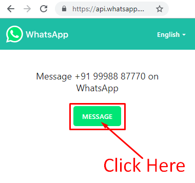 apiwhatsapp Send WhatsApp Message Without Saving Number