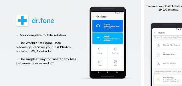 dr fone Recovery Transfer wirelessly Backup