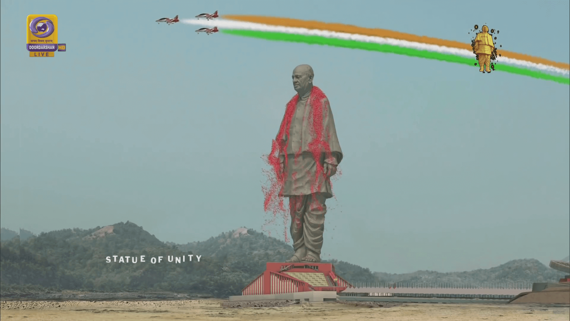 The Statue Of Unity (Gujarat, India)