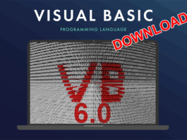 Free Download Visual Basic 6.0 Portable