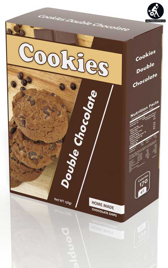 Packaging design for custom cookie box