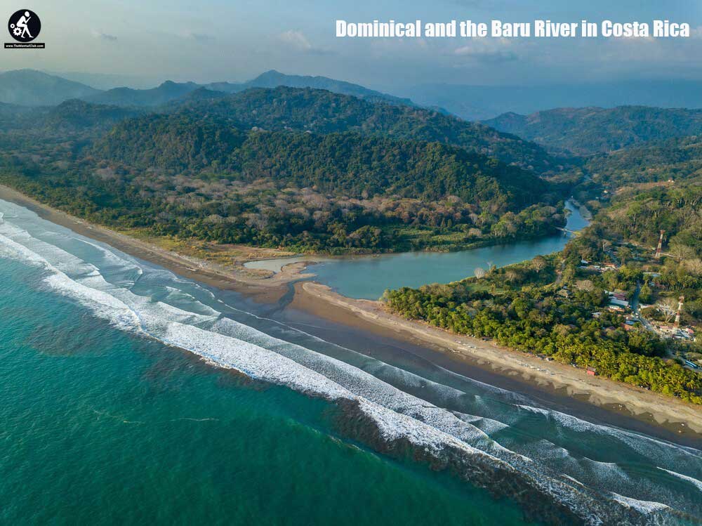 Dominical and the Baru River in Costa Rica