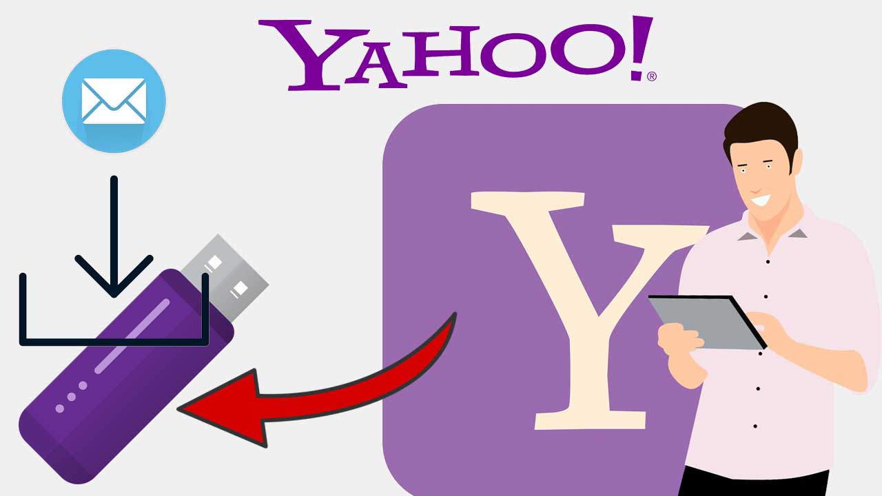 Download Yahoo Emails to Flash Drive