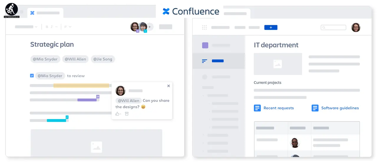 Confluence are great project management software