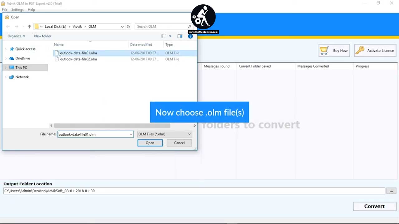 OLM to PST Format Converter Tool