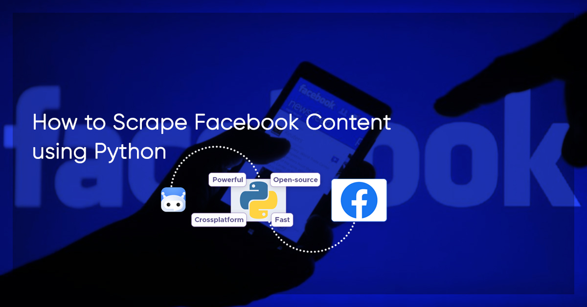 Scrape Facebook Content using Python