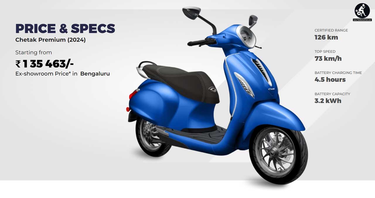 Chetak electric scooters premium